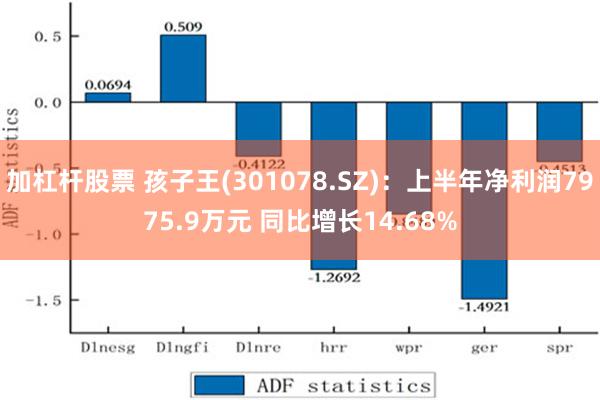 加杠杆股票 孩子王(301078.SZ)：上半年净利润7975.9万元 同比增长14.68%