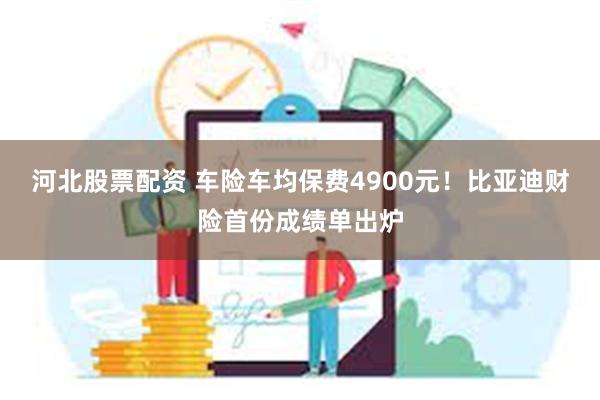 河北股票配资 车险车均保费4900元！比亚迪财险首份成绩单出炉