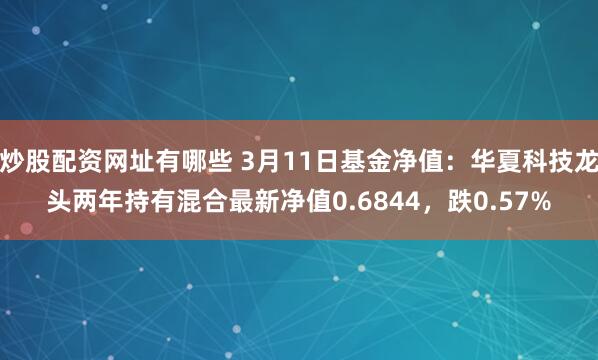 炒股配资网址有哪些 3月11日基金净值：华夏科技龙头两年持有混合最新净值0.6844，跌0.57%